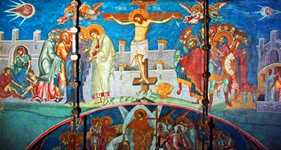 Jesus on the cross B
